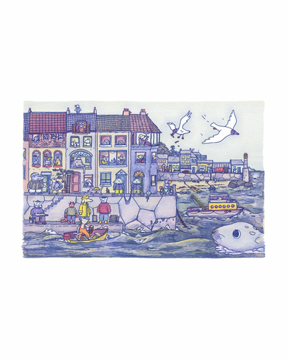 Port Area A3 Risograph Print