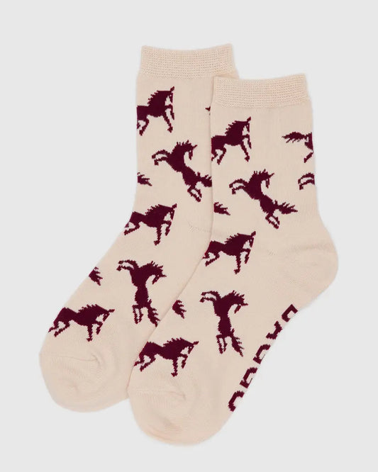 Horses Crew Socks