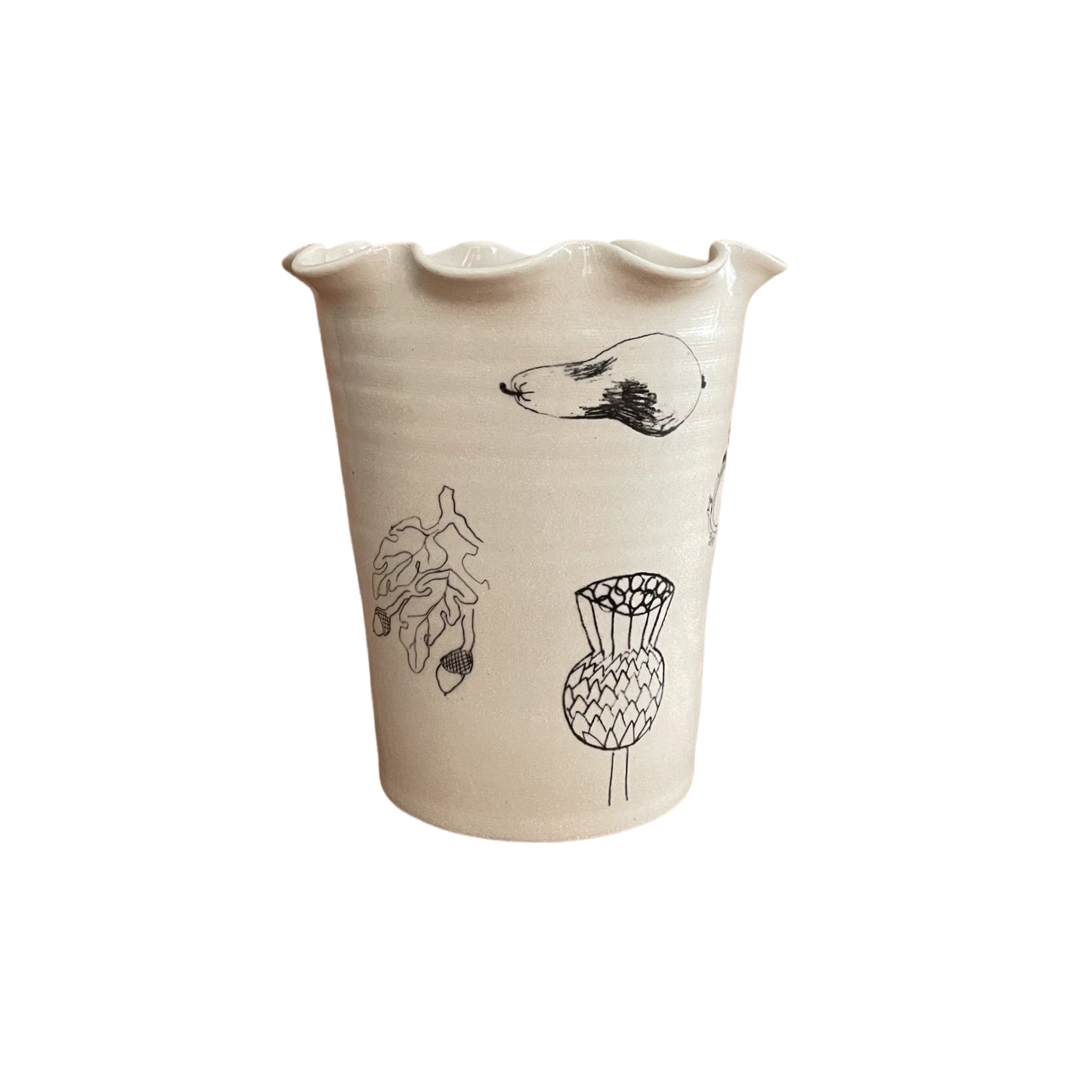 Frilly Garden Vase - Large