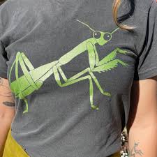 Praying Mantis Metallic Tee