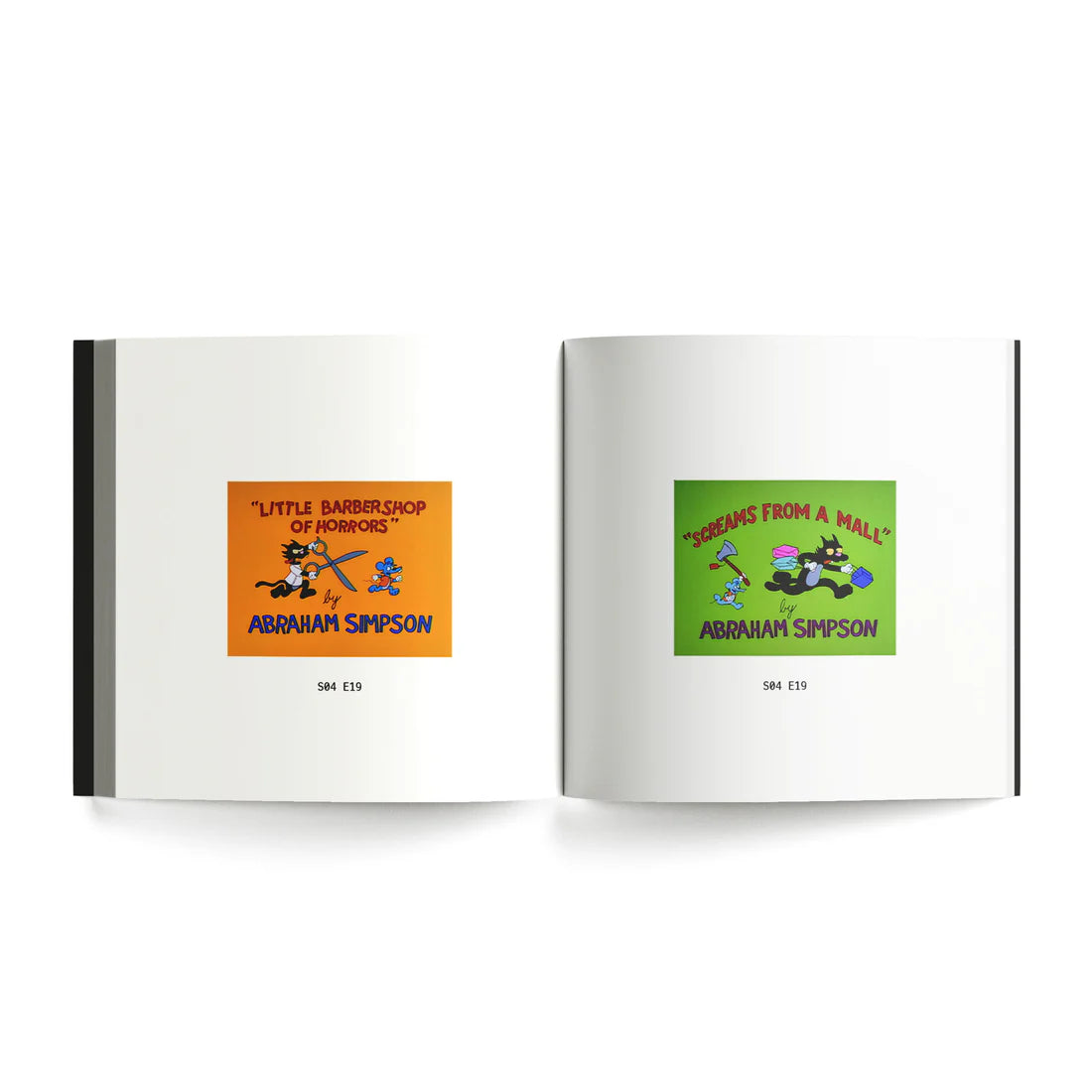 Title Cards from The Itchy & Scratchy Show