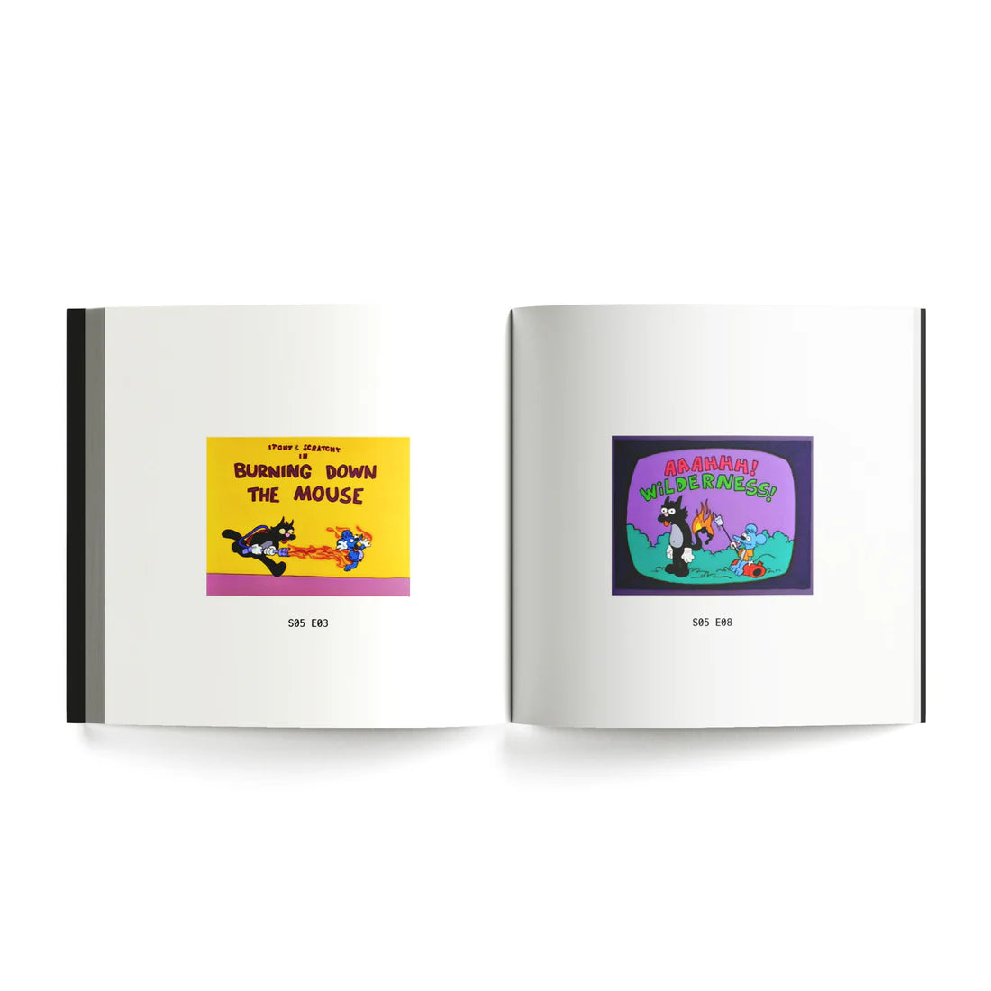 Title Cards from The Itchy & Scratchy Show