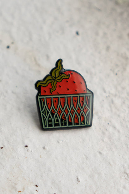 Mega Strawb Enamel Pin