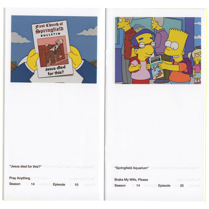 So You've Purchased a Simpsons Pamphlet Zine