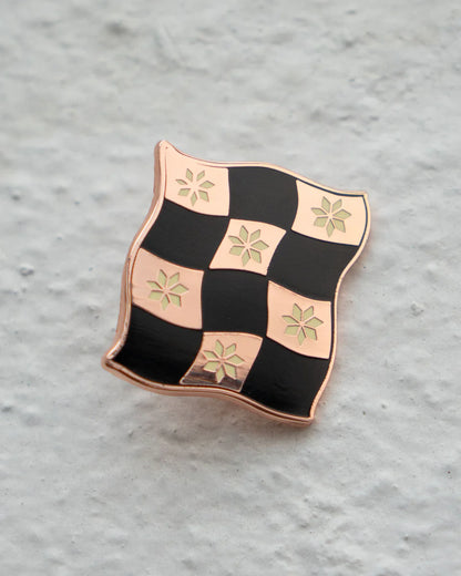 Patchwork Enamel Pin