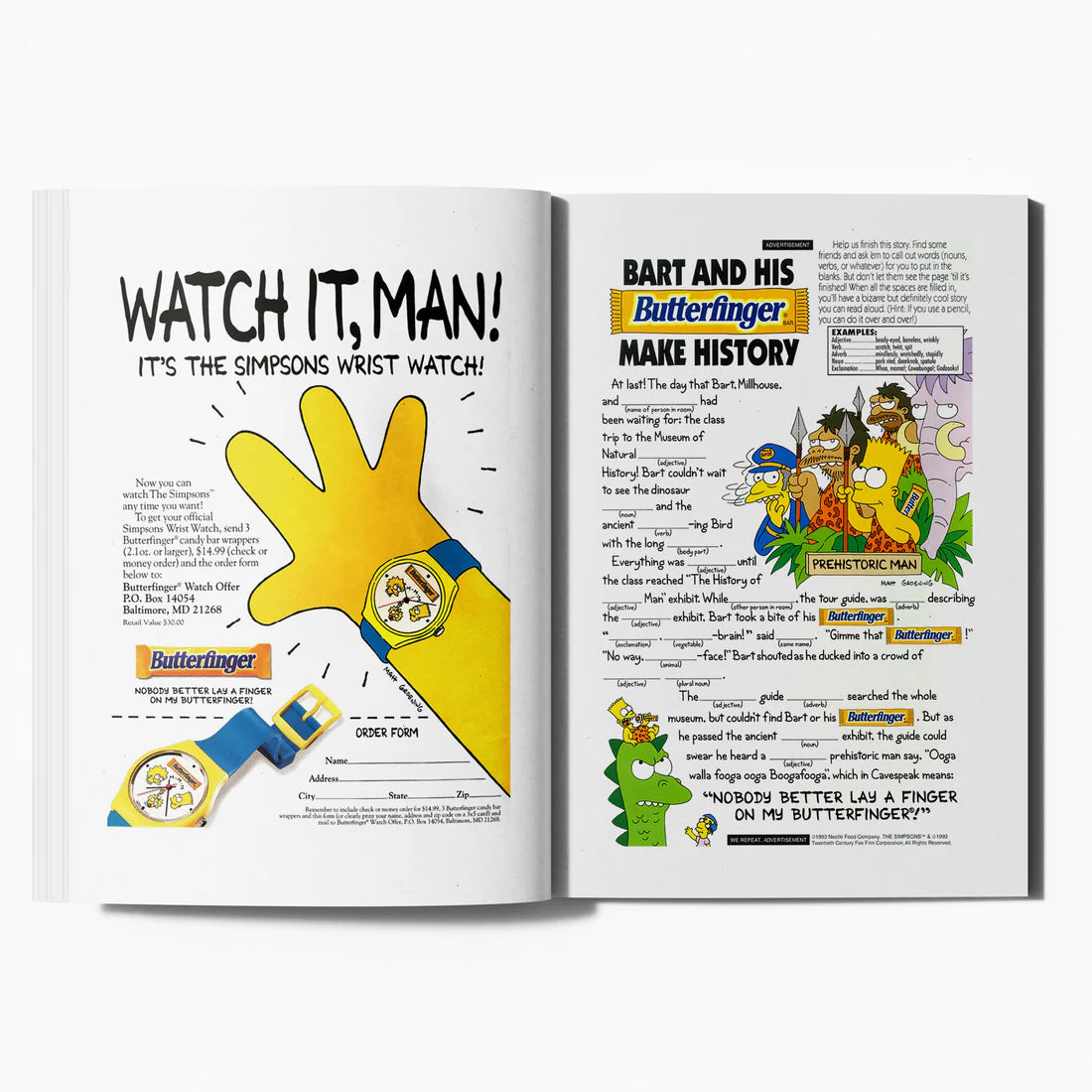 Compendium Of Print Advertising In The Simpsons