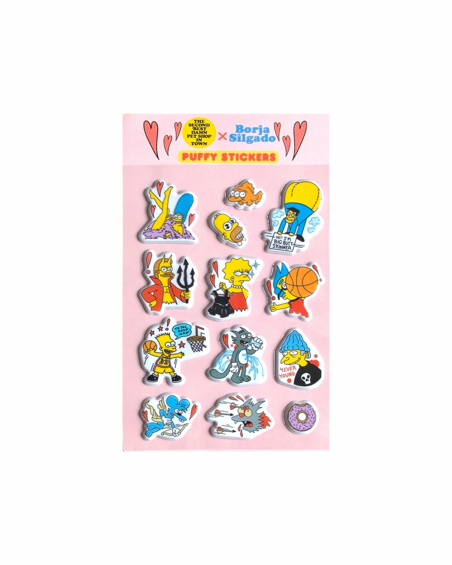Simpsons Puffy Stickers