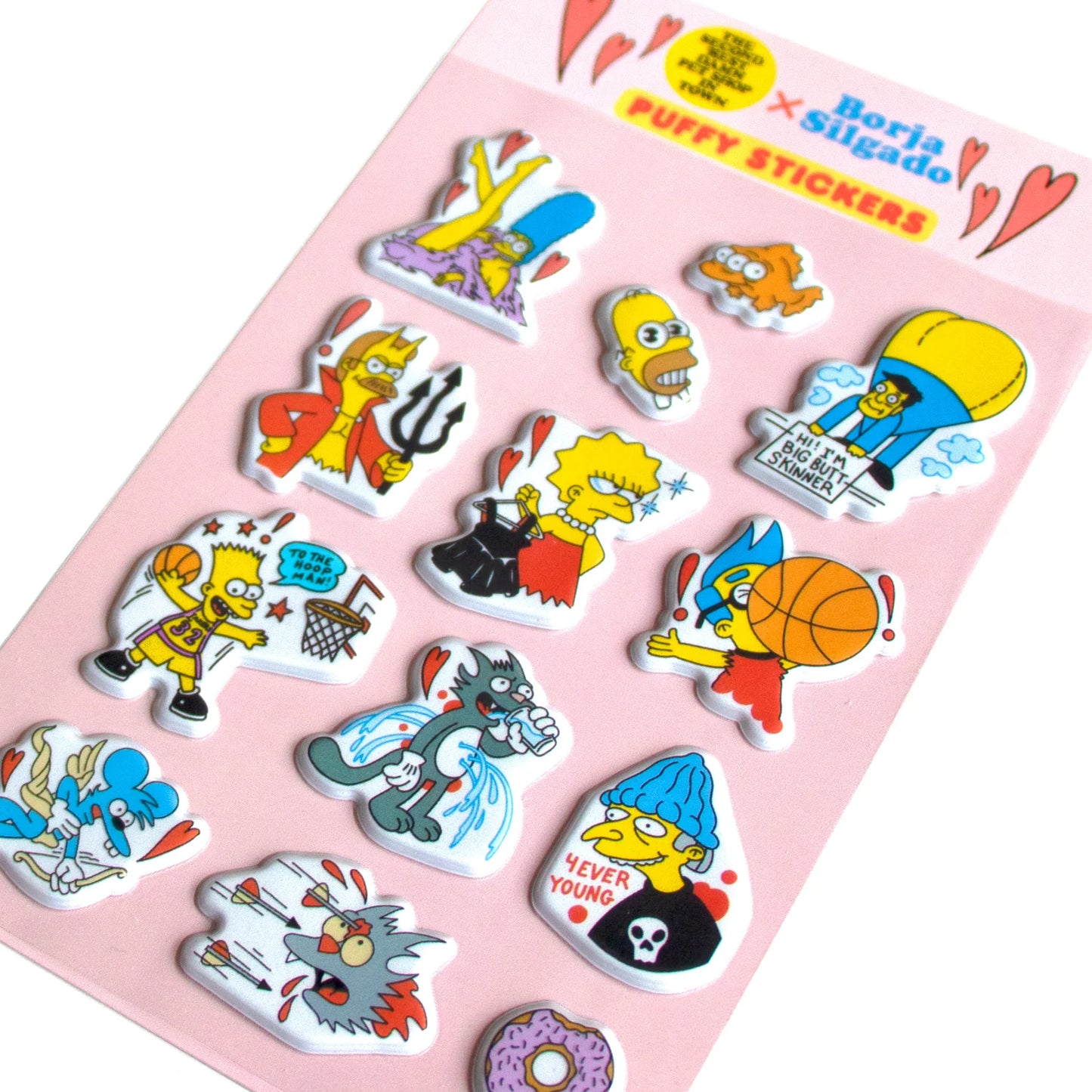 Simpsons Puffy Stickers