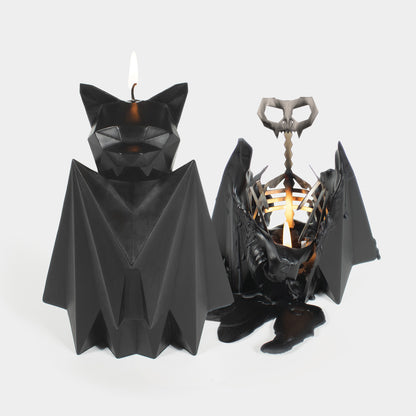 Pyropet Bat Skeleton Candle