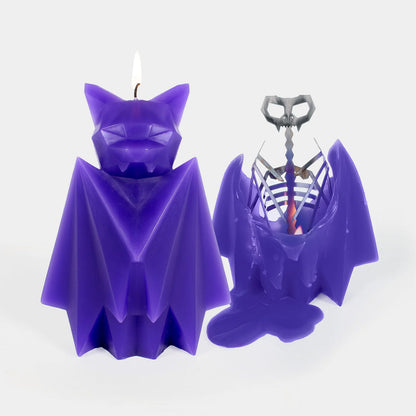 Pyropet Bat Skeleton Candle