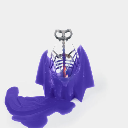 Pyropet Bat Skeleton Candle