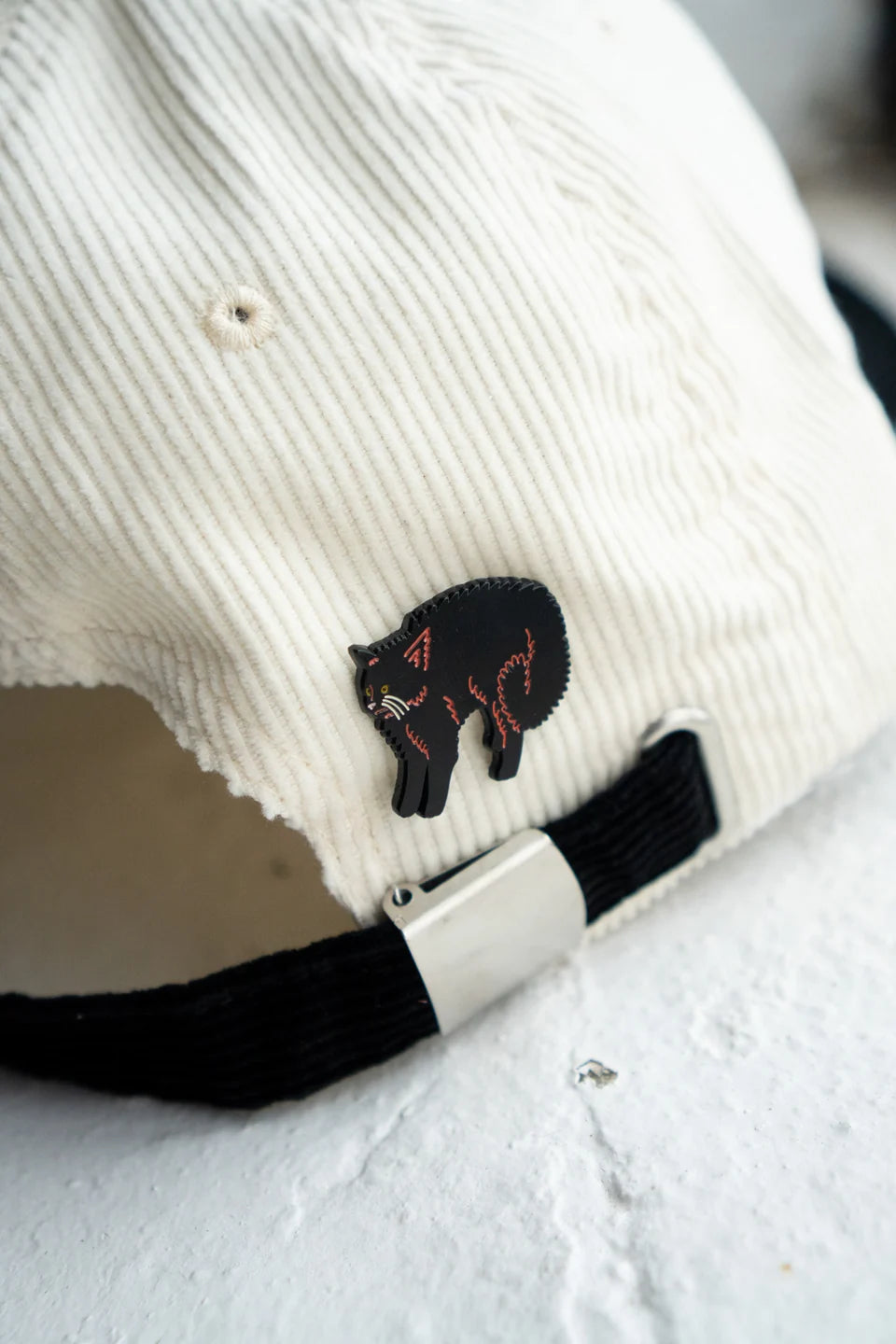 Scaredy Cat Enamel Pin