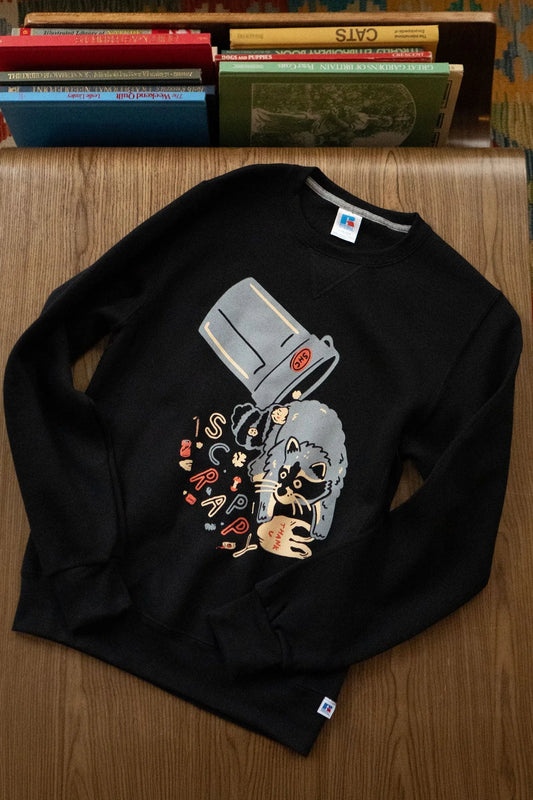 Scrappy Raccoon (Trash) Sweatshirt