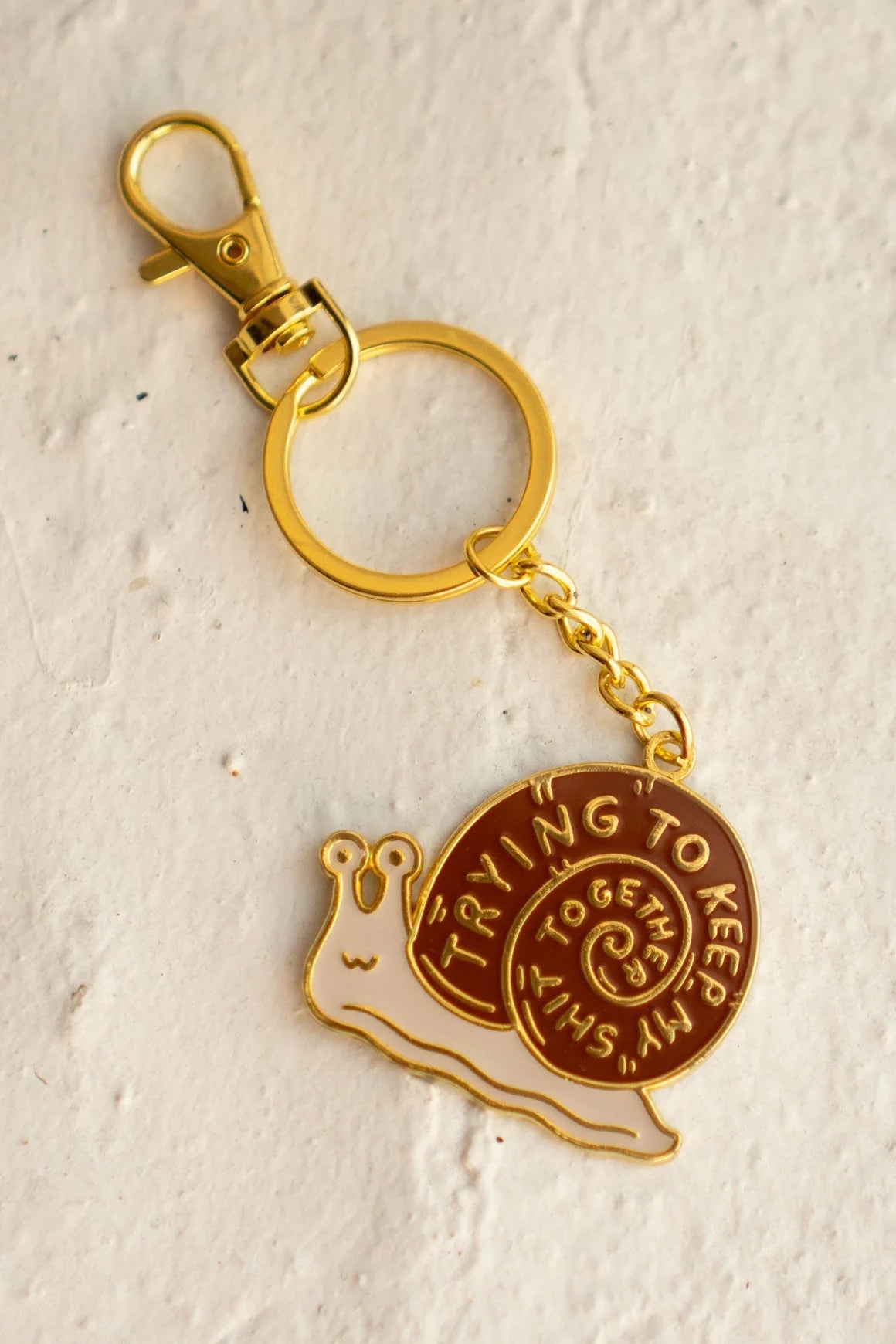 Trying Enamel Keychain
