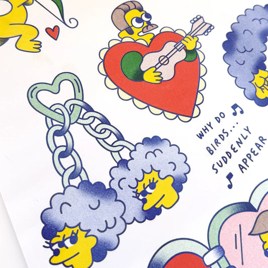 Valentines Riso Print