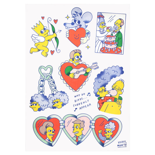 Valentines Riso Print