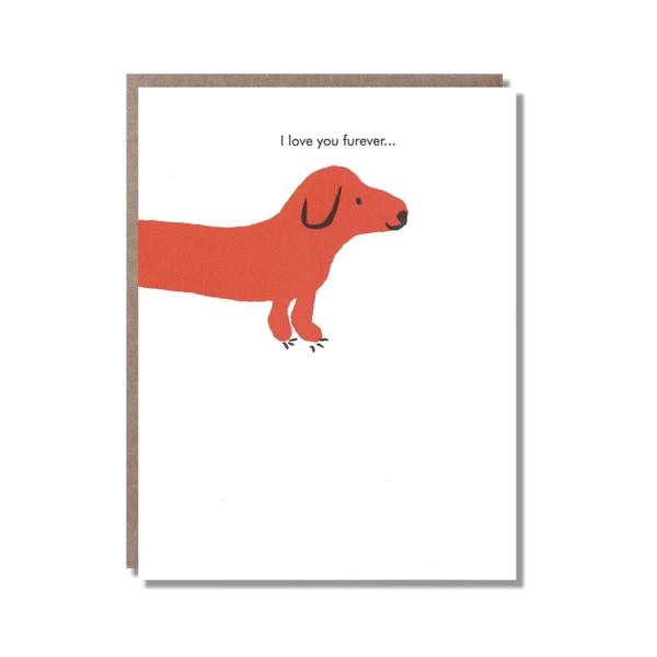 Love You Furever Greetings Card