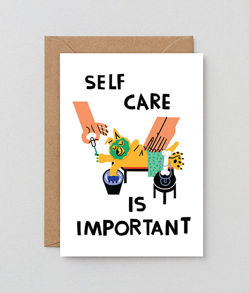 Self Care Greetings Card