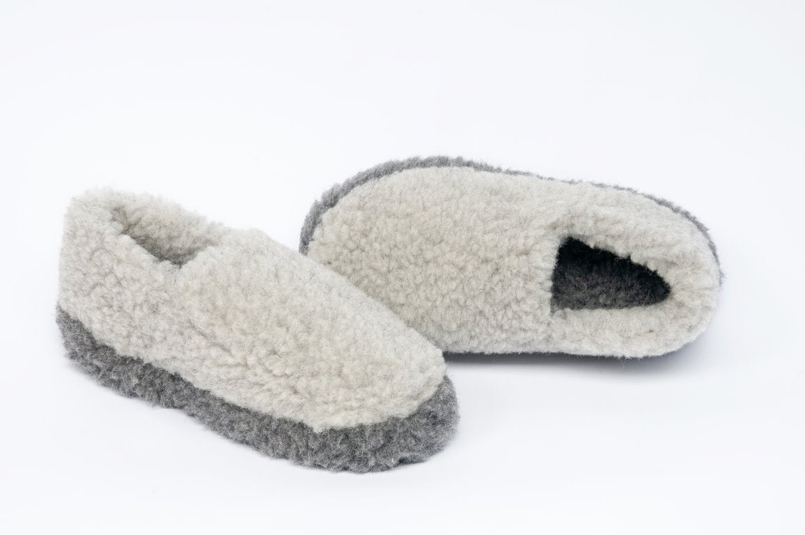 Siberian Slippers - Two Tone Grey