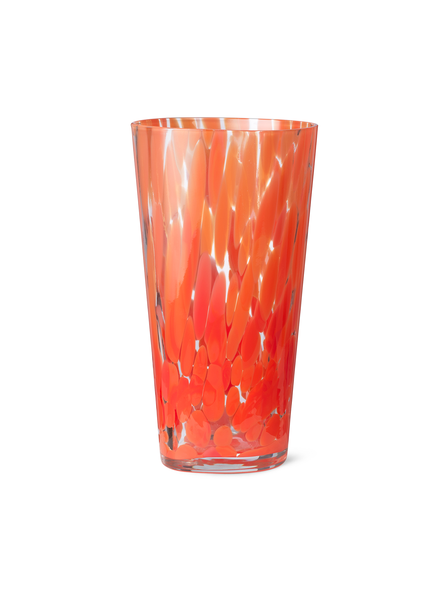 Casca Vase - Poppy Red