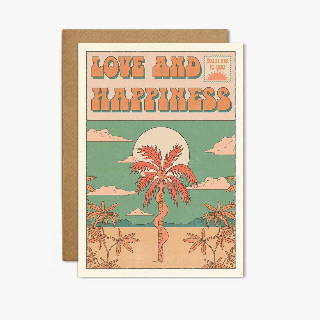 Love and Happiness Greetings Card
