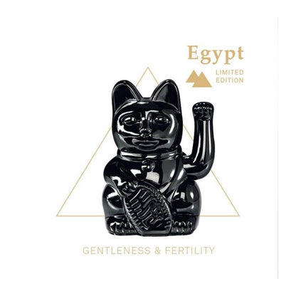 Glossy Black Lucky Cat