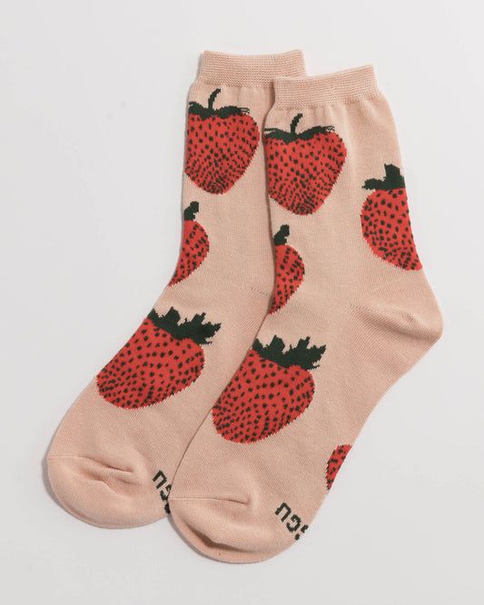 Strawberry Crew Socks