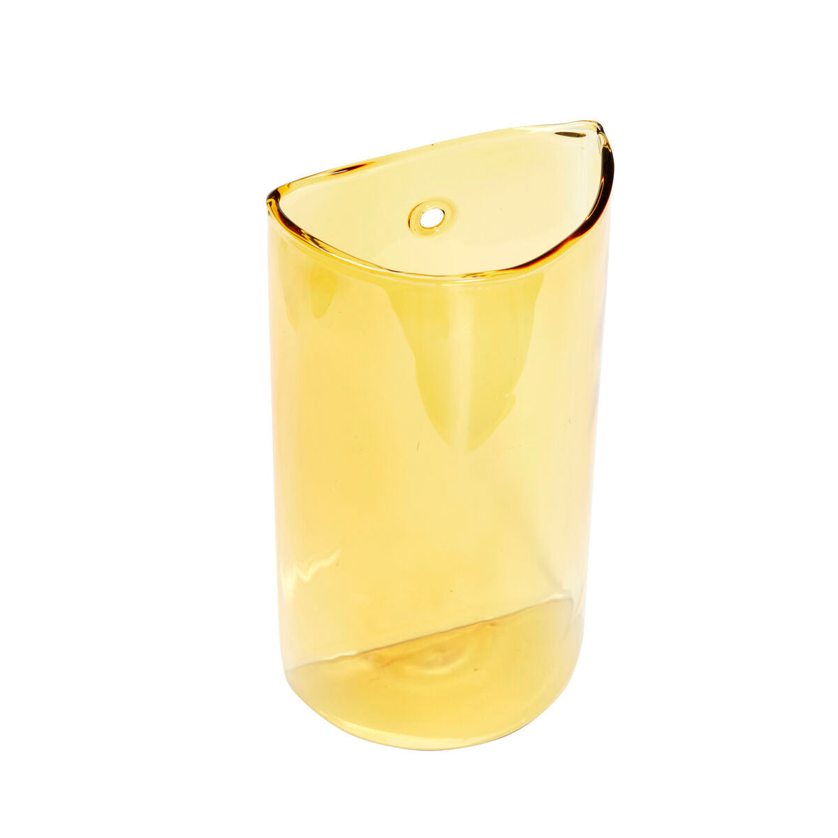 Glass Vase - Pink/Yellow/Green