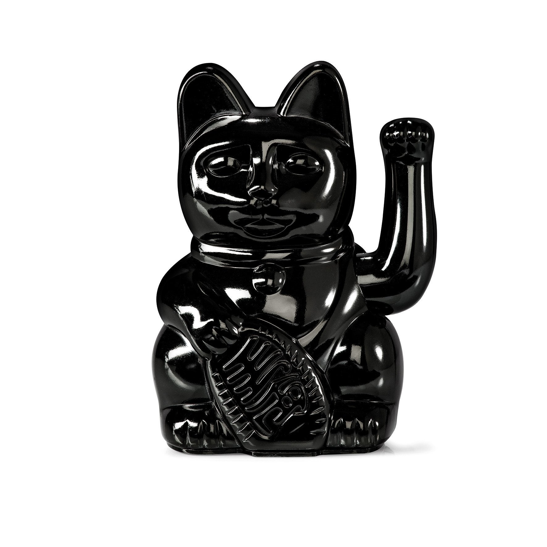 Maneki Neko - Lucky Cat - Glossy Black