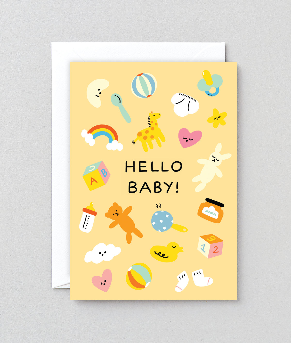 Hello Baby Greetings Card