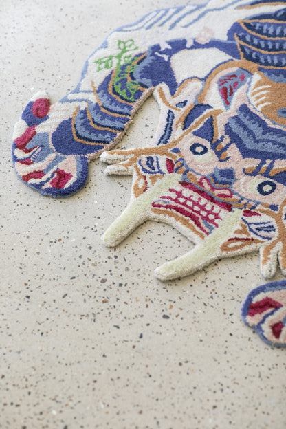 Burma Dragon Rug - Large