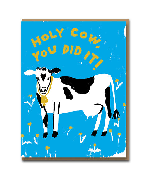 Holy Cow Greetings Card