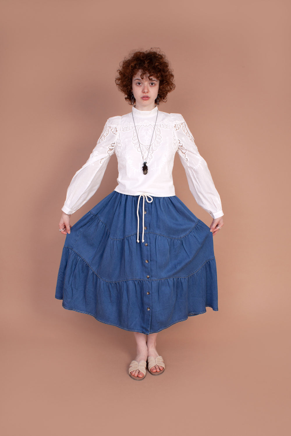 Thyme Skirt - Chambray