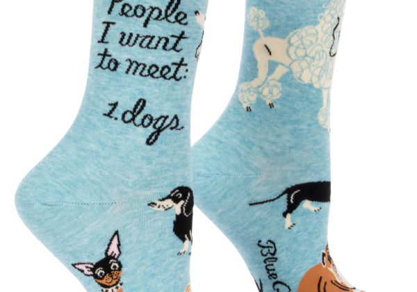 People to Meet: Dogs Women's Socks