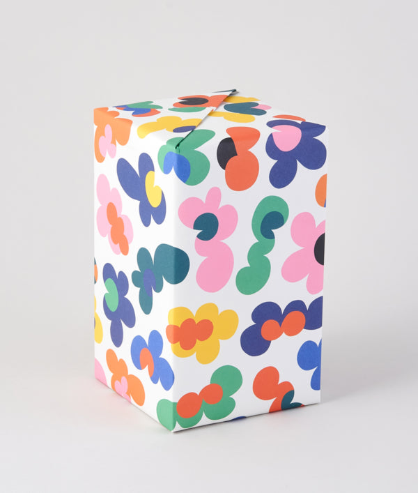 Flower Burst Wrapping Paper Sheets