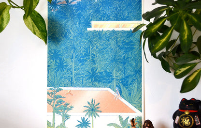 Bali A3 Risograph Print