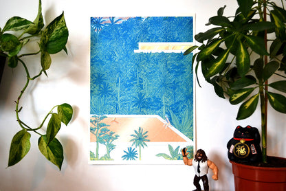 Bali A3 Risograph Print