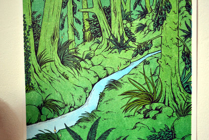 Viridescent Risograph Prints