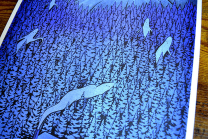 Gloaming Risograph Print