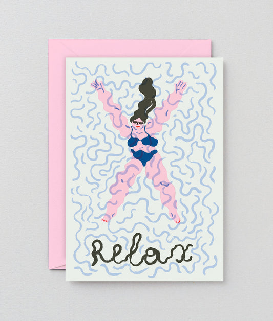 Relax Greetings Card