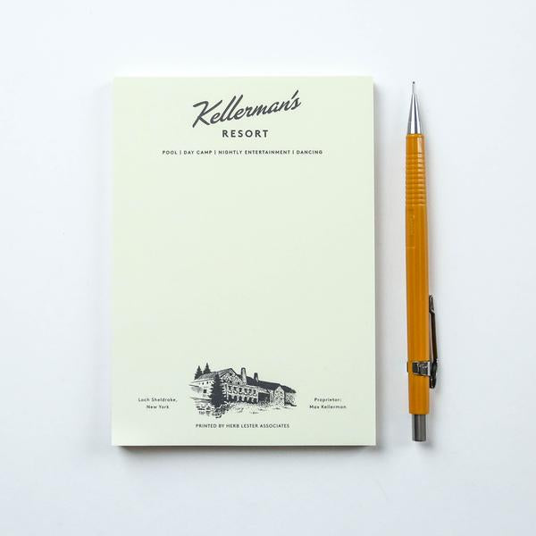 Fictional Hotel Notepads: Kellerman's