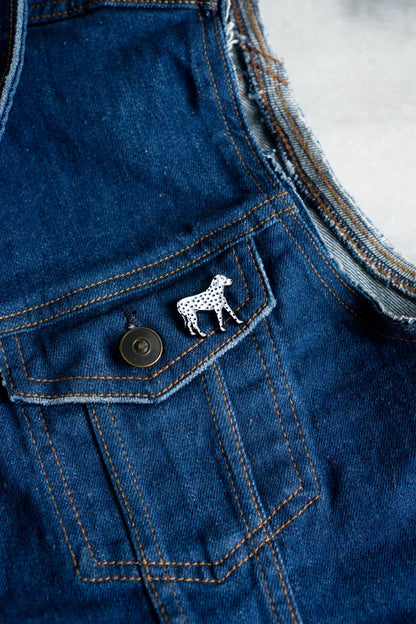 Firefighter's Dog Enamel Pin