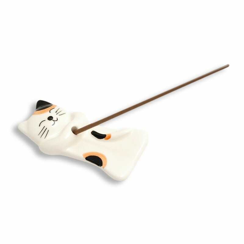 Authentic Japanese Cat Incense Holder
