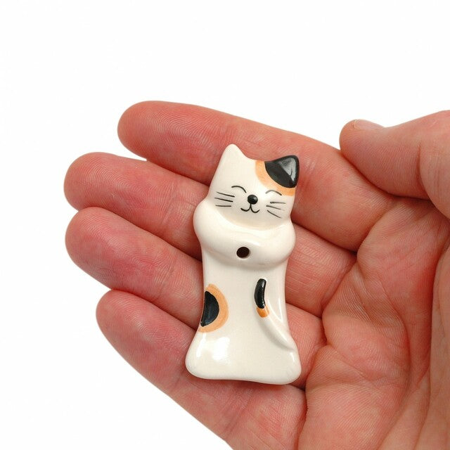 Authentic Japanese Cat Incense Holder