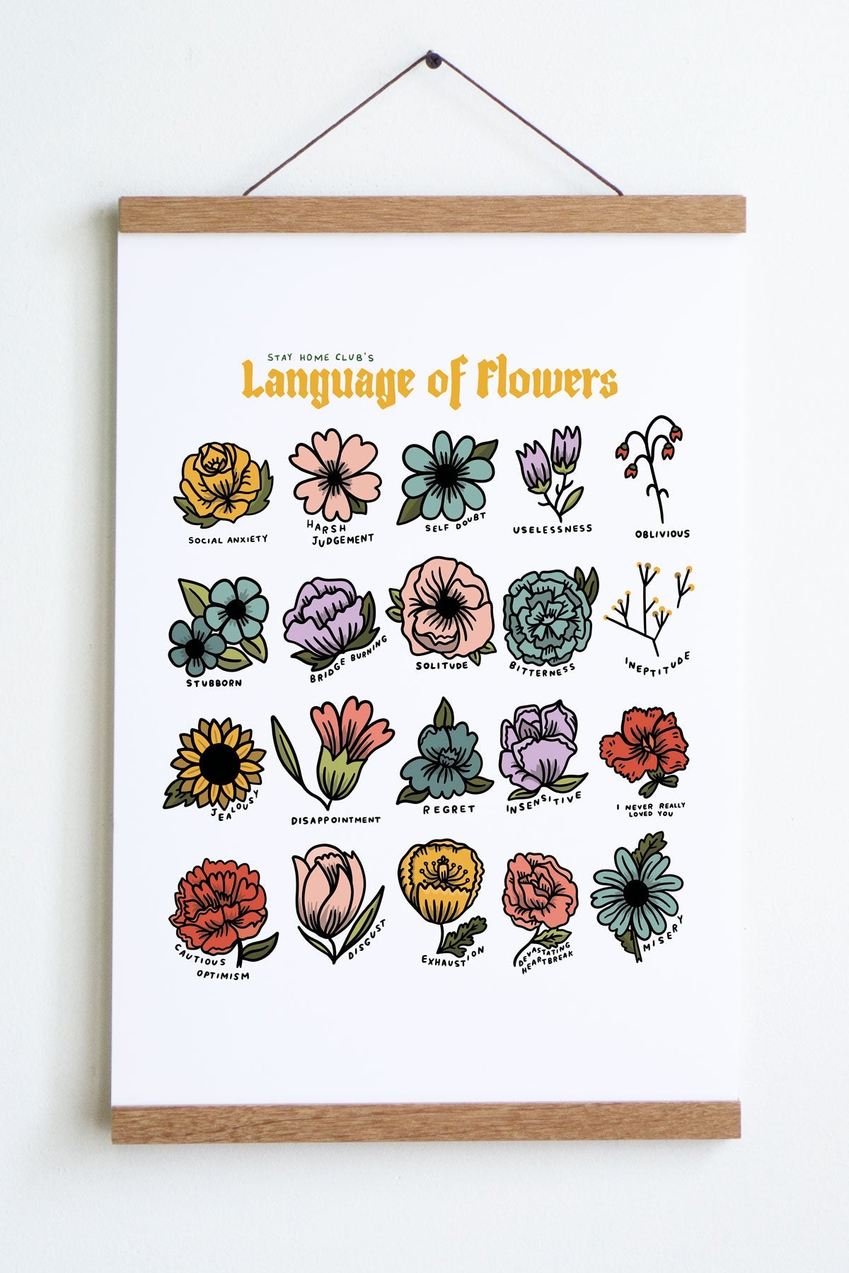Language of Flowers Digital Print
