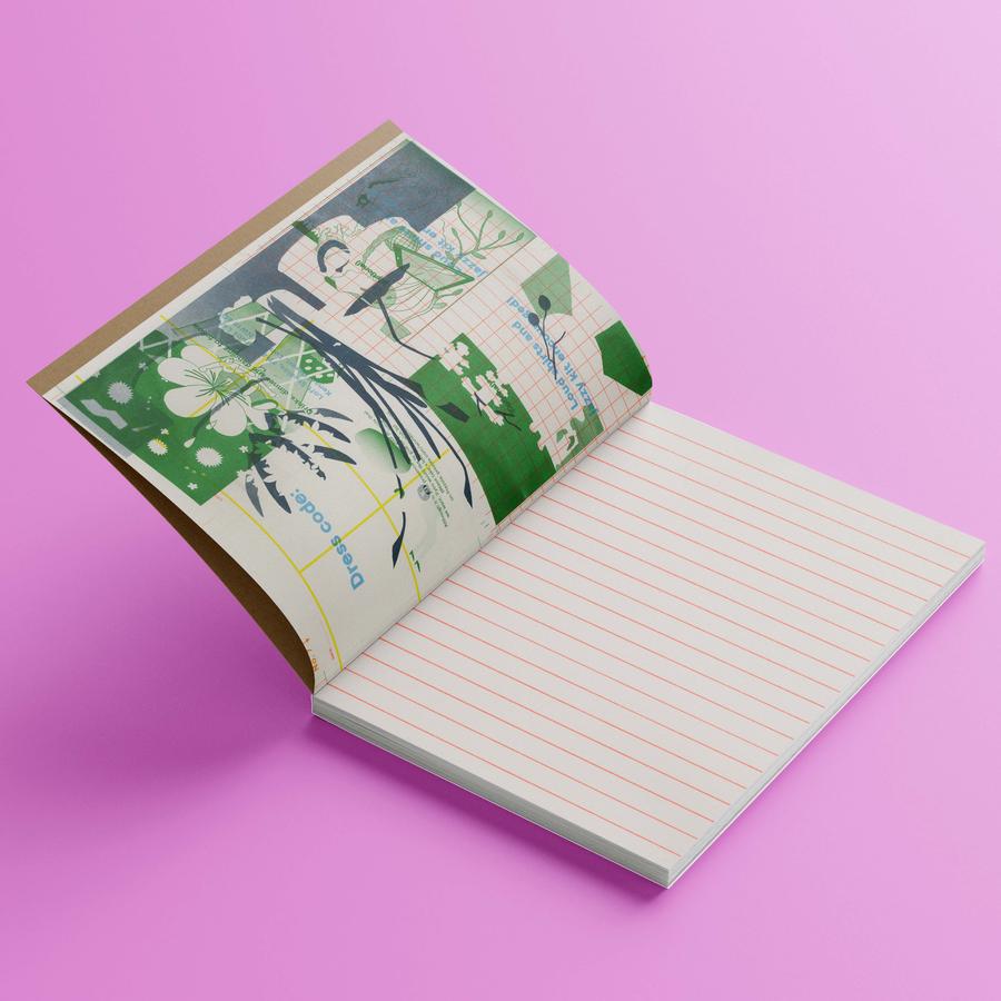 Shuffle Notebook: Large - Lined